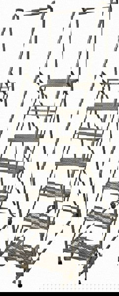 Steel Rolling Ladder: 7 Step