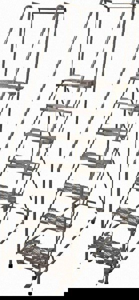 Steel Rolling Ladder: 7 Step