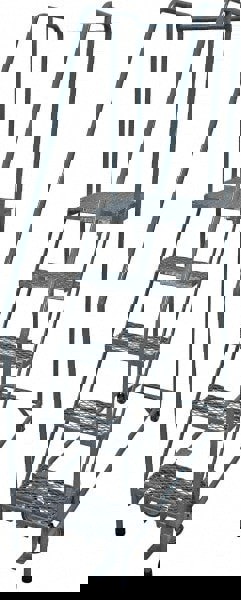 Steel Rolling Ladder: 5 Step