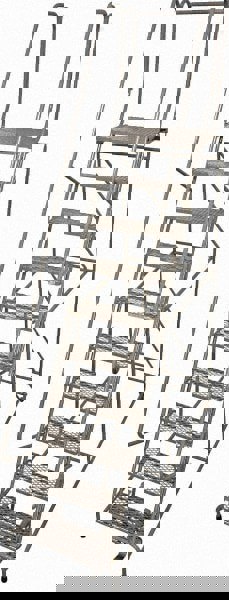 Steel Rolling Ladder: 10 Step