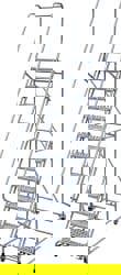 Steel Rolling Ladder: 11 Step