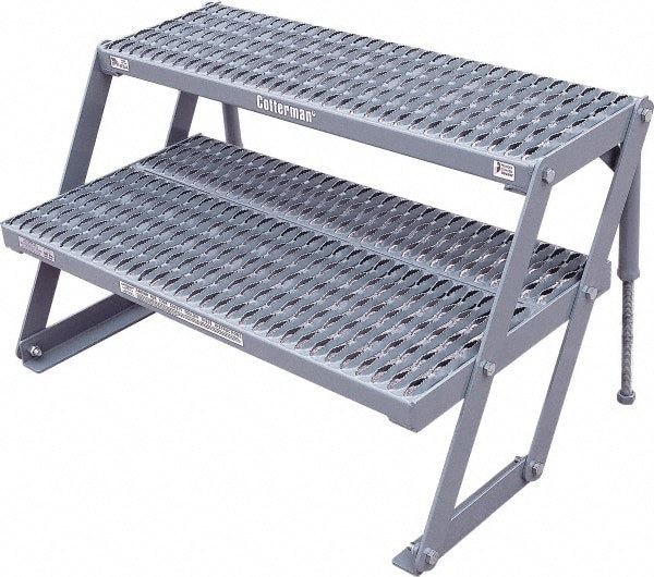 2-Step Steel Platform: 800 lb Capacity, 36