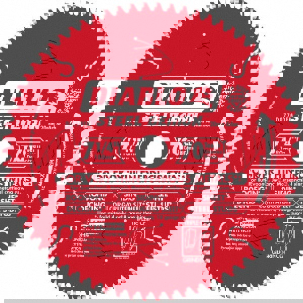 Wet & Dry Cut Saw Blade: 7-1/4