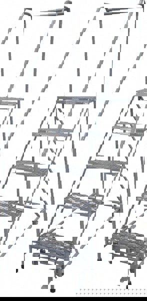 Steel Rolling Ladder: 5 Step