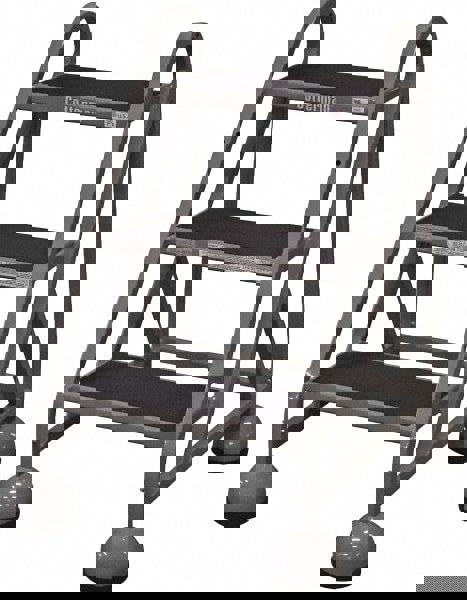 Steel Rolling Ladder: 3 Step