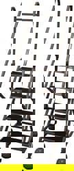 Steel Rolling Ladder: 4 Step