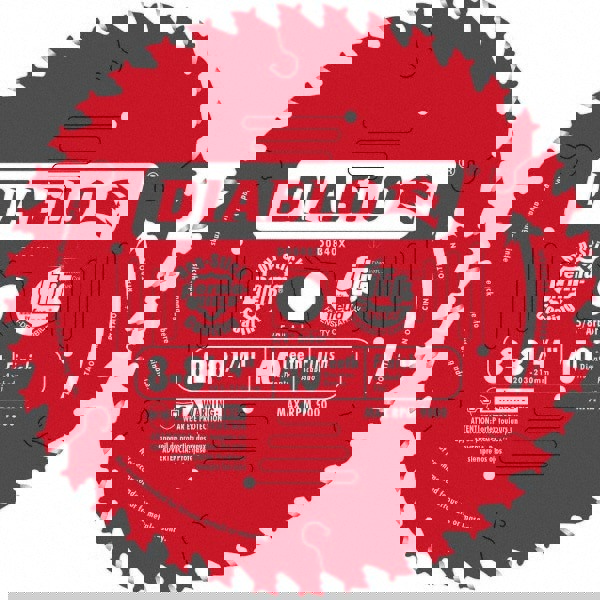 Wet & Dry Cut Saw Blade: 8-1/4