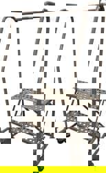 Steel Tilt & Roll Rolling Ladder: 2 Step