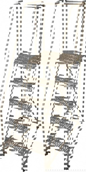 Steel Rolling Ladder: 5 Step