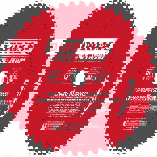 Wet & Dry Cut Saw Blade: 9