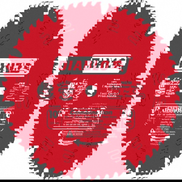 Wet & Dry Cut Saw Blade: 10