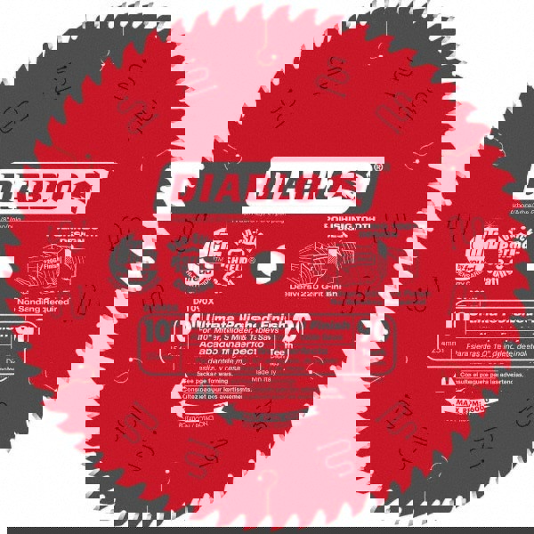 Wet & Dry Cut Saw Blade: 10