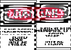 Accident Prevention Label: 