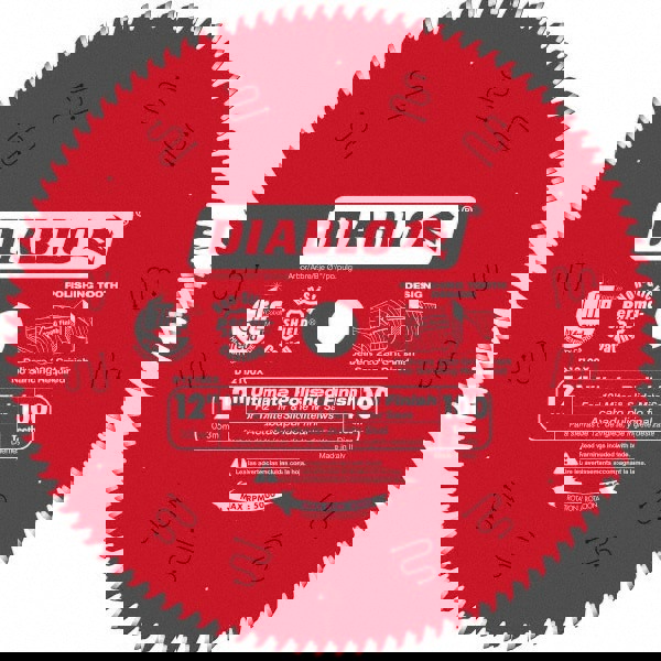 Wet & Dry Cut Saw Blade: 12