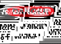 Accident Prevention Sign: Rectangle, 