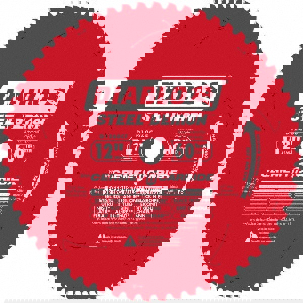 Wet & Dry Cut Saw Blade: 12