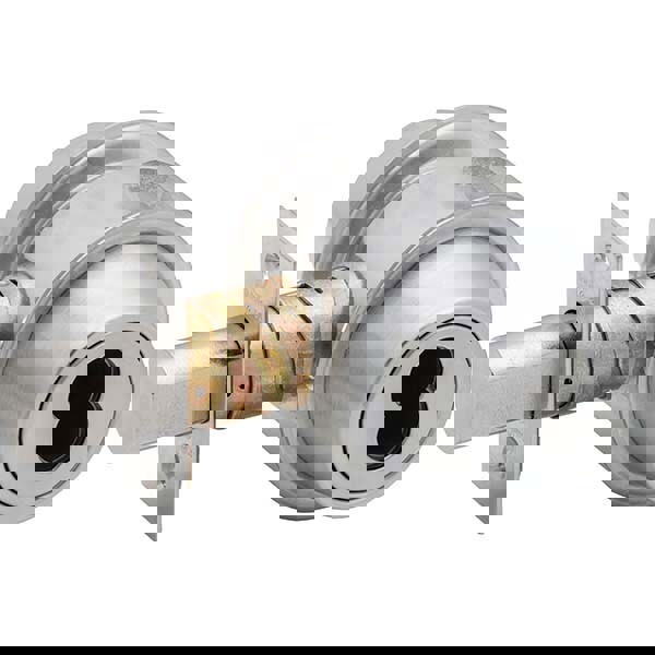 Deadbolts; Deadbolt Type: Double Cylinder ; Lock Type: Double Cylinder ; Finish: Satin Chrome ; Hand Orientation: Non-Handed ; Lockset Grade: Grade 1