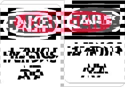 Security & Admittance Sign: Rectangle, 