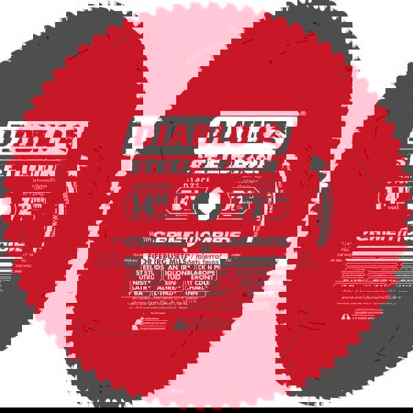 Wet & Dry Cut Saw Blade: 14