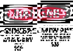 Accident Prevention Label: 