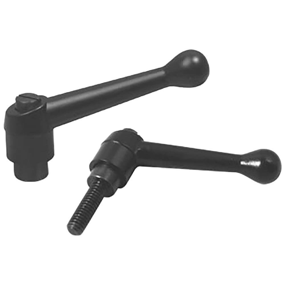 B-Threaded Adjustable Clamping Handle: 1/2-13 Thread, 3/4