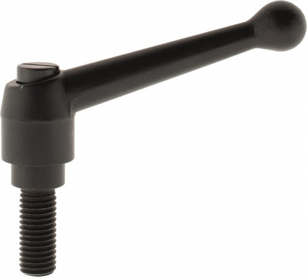 B-Threaded Adjustable Clamping Handle: 5/8-11 Thread, 15/16