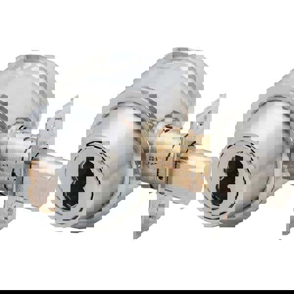 Deadbolts; Deadbolt Type: Deadlocking Latch ; Lock Type: Single Cylinder ; Finish: Satin Chrome ; Hand Orientation: Non-Handed ; Lockset Grade: Grade 2