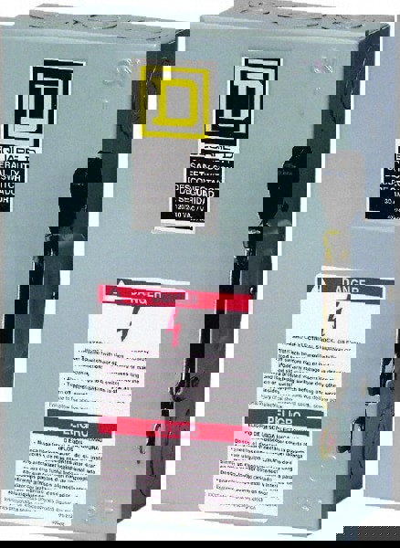 Safety Switch: NEMA 1, 30 Amp, 120V & 240V, Fused