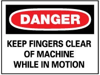 Accident Prevention Sign: Rectangle, 