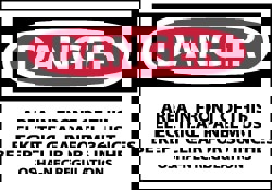 Accident Prevention Label: 