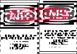 Accident Prevention Label: 3