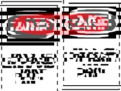 Accident Prevention Sign: Rectangle, 