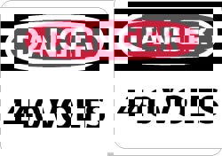 Accident Prevention Label: 3