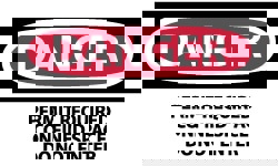 Accident Prevention Label: 