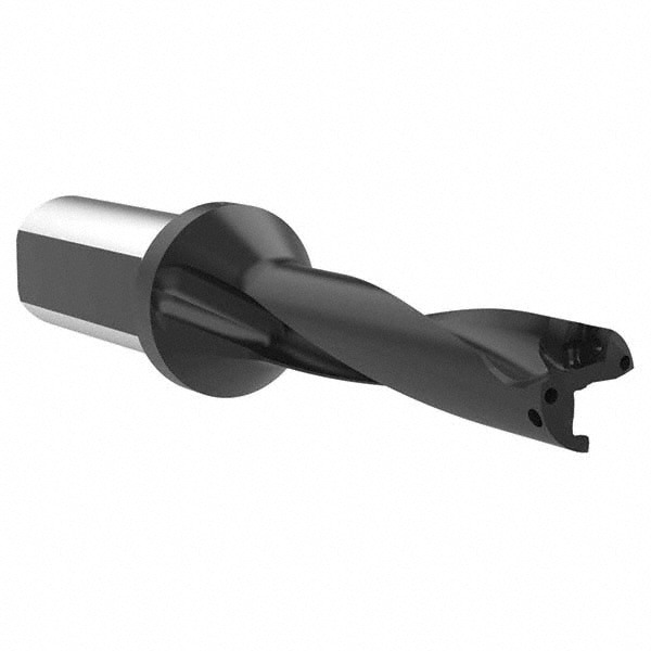 62mm Max Drill Depth, 4xD, 15.5mm Diam, Indexable Insert Drill