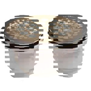 2-15/16 in. Threaded PVC Satin Nickel Shower Drain