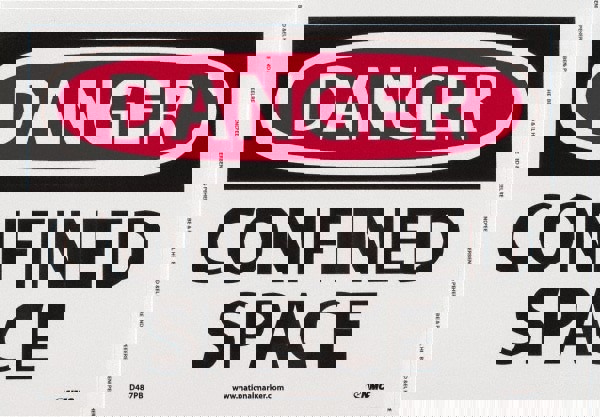 Accident Prevention Sign: Rectangle, 