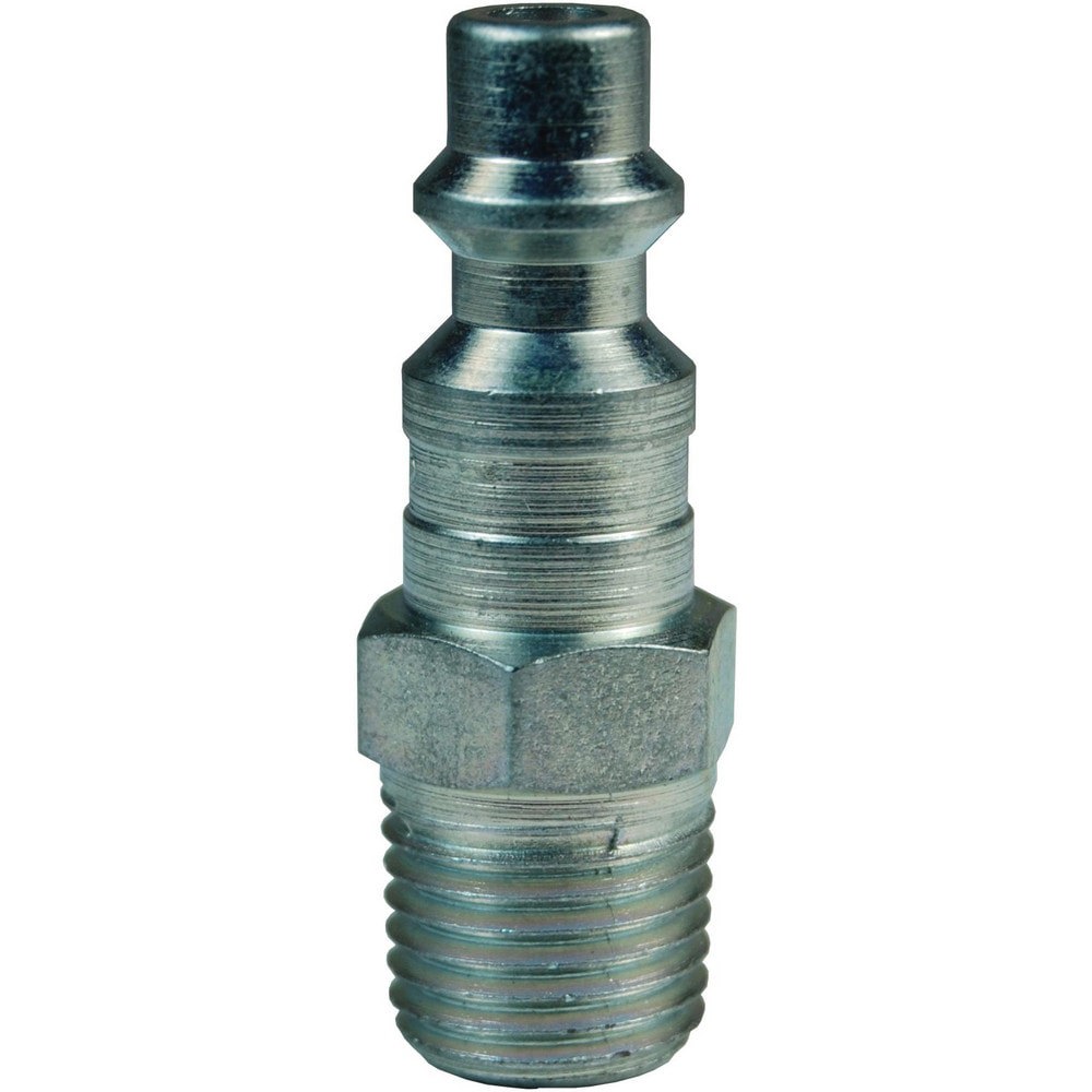 Pneumatic Hose Fittings & Couplings; Fitting Type: Plug ; Type: Plug ; Interchange Type: Industrial ; Thread Type: NPTF ; Material: Steel ; Thread Standard: Male NPT