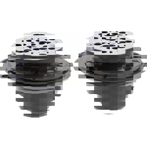 2 x 3 in. Push On PVC Stainless Steel Shower Drain