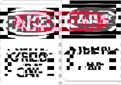 Accident Prevention Sign: Rectangle, 