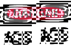 Hazardous Material Label: 