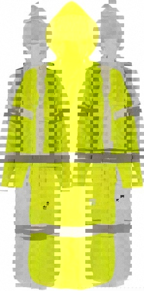 Coat: Size 3XL, Green, Polyester