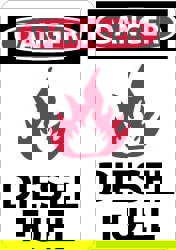 Chemical & Hazardous Material Sign: Rect