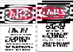 Accident Prevention Sign: Rectangle, 