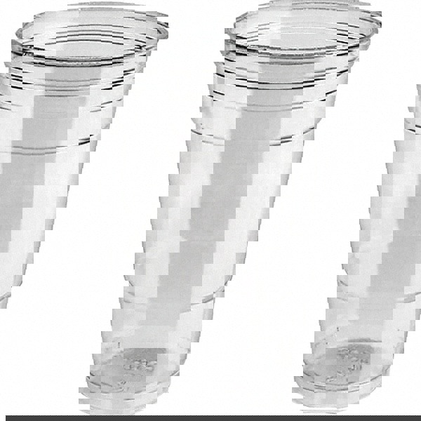 1 1200-Piece 7 oz Plastic Flat Bottom Drinking Cups