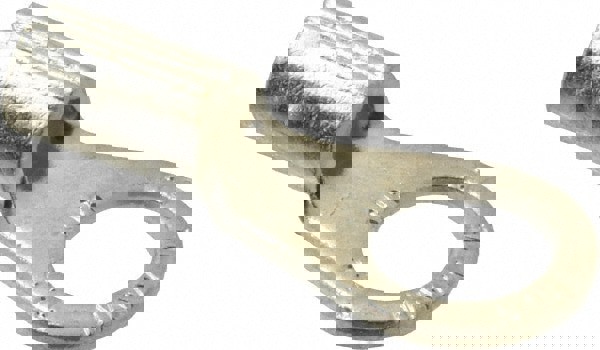 Circular Ring Terminal: Non-Insulated, 8 AWG, Crimp Connection