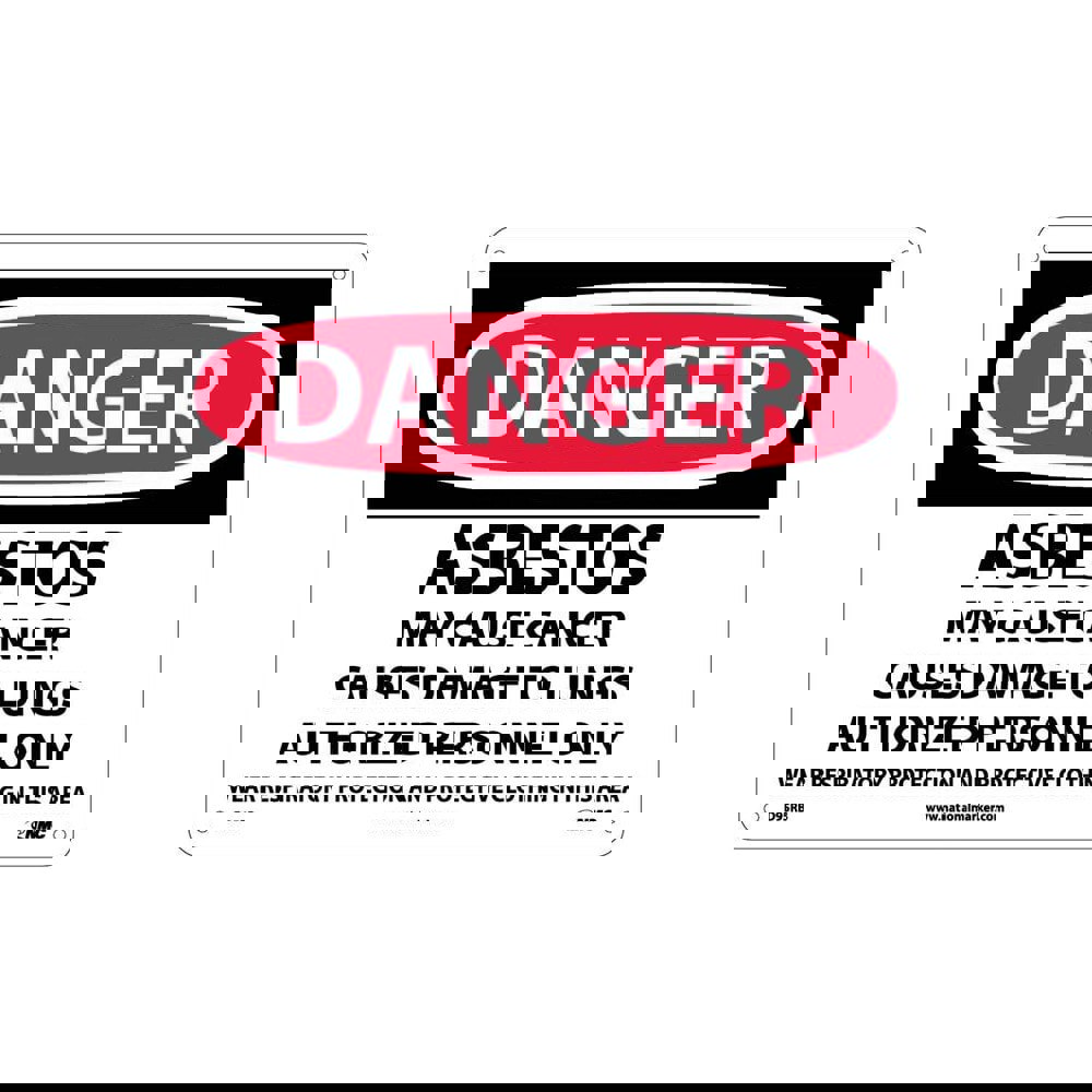 Chemical & Hazardous Material Sign: Rect
