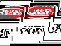 Chemical & Hazardous Material Sign: Rectangle, 