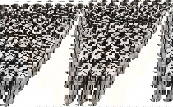 Collet Set: 33 Pc, Series DA180, 1/4 to 3/4