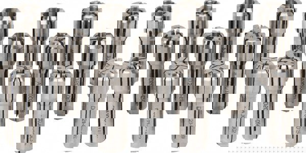 Collet Set: 11 Pc, Series DA200, 1/16 to 3/8